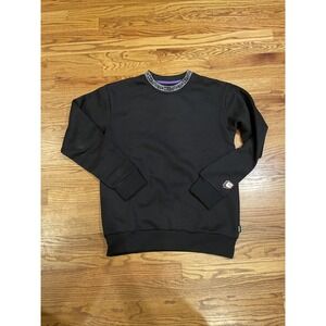 Official Twitch Men's Crewneck Sweater Cotton Blend Black Size Medium